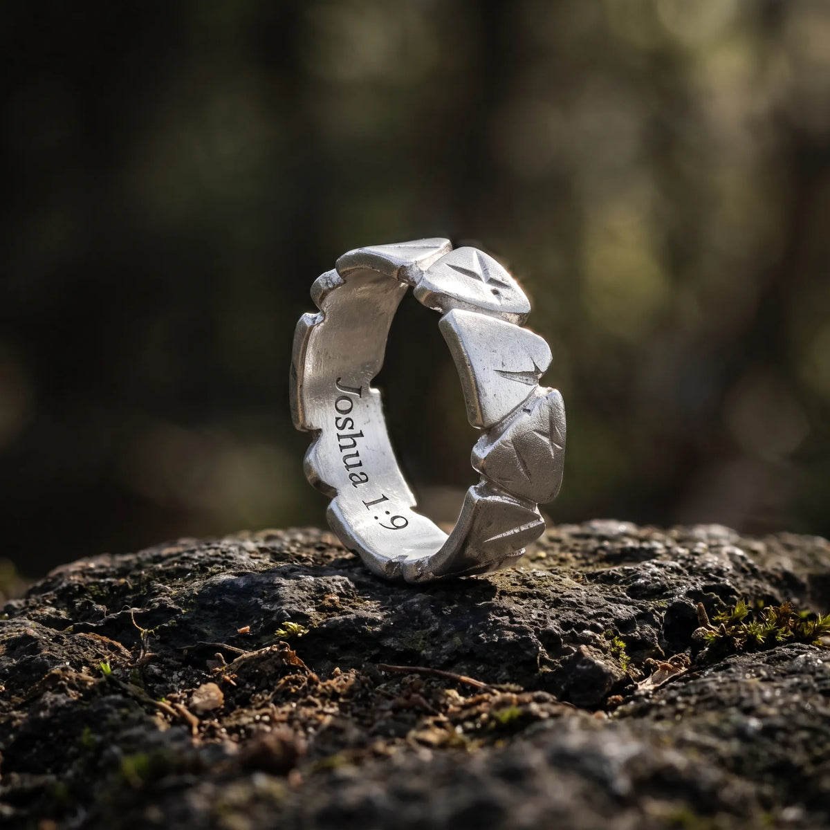925 Sterling Silver Bible Verse Ring, Personalized Engraved Ring, Christian Gift Ring, Handmade Silver Band Ring