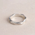 Custom Engraved Mobius Ring 925 Sterling Silver Personalized Anniversary Gift-Wedding Rings