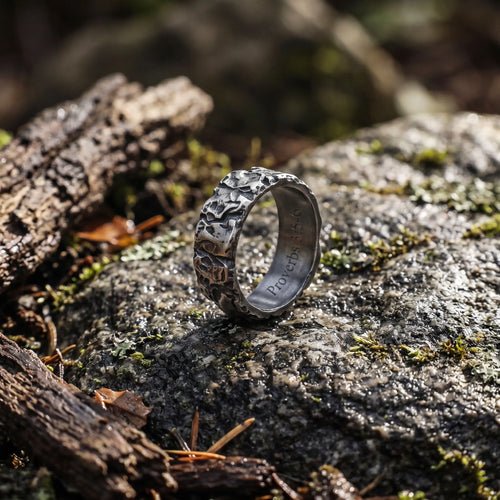 925 Sterling Silver Bible Verse Ring, Custom Inner Engraving, Christian Gift