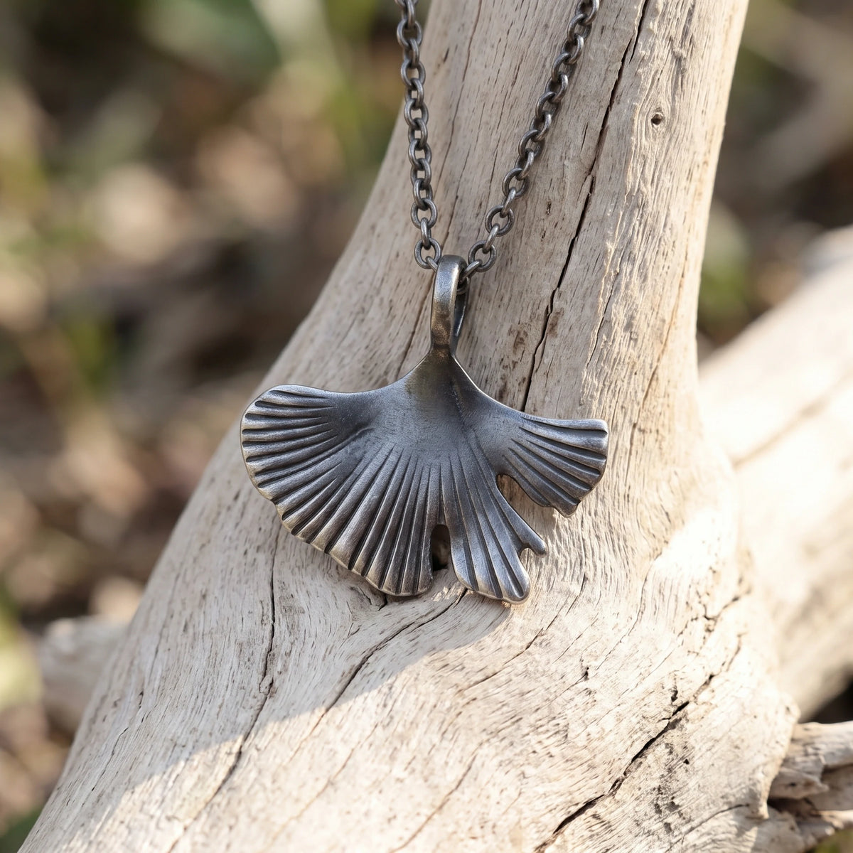 925 Sterling Silver Ginkgo Leaf Pendant Delivering Organic Grace And Timeless Charm