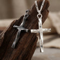 925 Sterling Silver Infinite Mobius Holy Cross Durable Faith Pendant Necklace