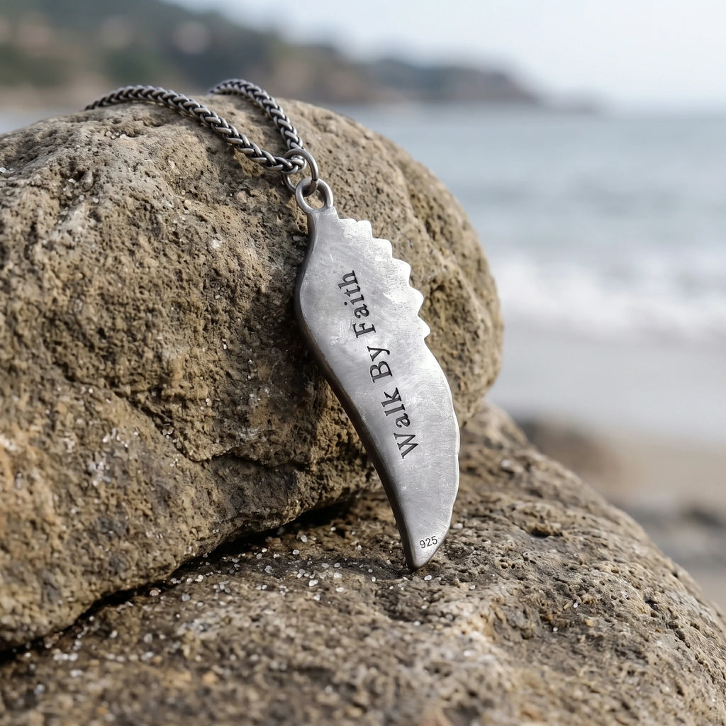 Custom 925 Sterling Silver Angel Wing Pendant Bringing Guardian Protection And Freedom