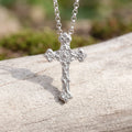 Custom 925 Sterling Silver Baroque Cross Pendant Enfolding Your Soul In Heavenly Grace