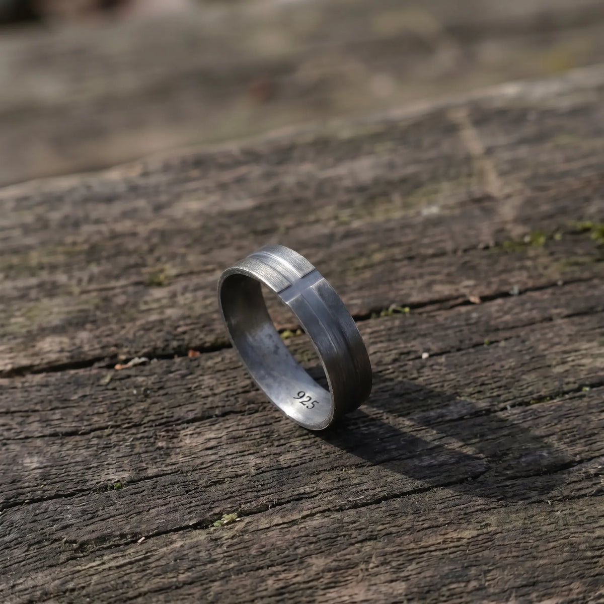 Personalized 925 Sterling Silver Cross Ring Engraved Faith Jewelry Mens Gift