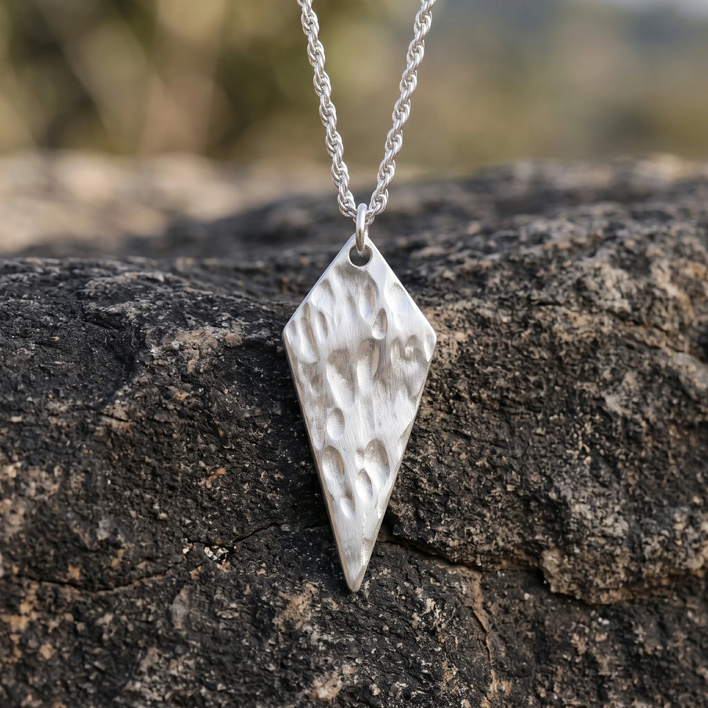 925 Sterling Silver Arrowhead Pendant for Courage and Unshakable Focus