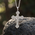 925 Sterling Silver Engravable Celtic Cross Pendant Honoring Eternal Holy Trinity Grace