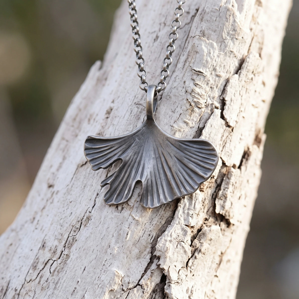 925 Sterling Silver Ginkgo Leaf Pendant Delivering Organic Grace And Timeless Charm