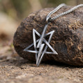 925 Sterling Silver Star Lightning Pendant for Bold Ambition and Inner Spark