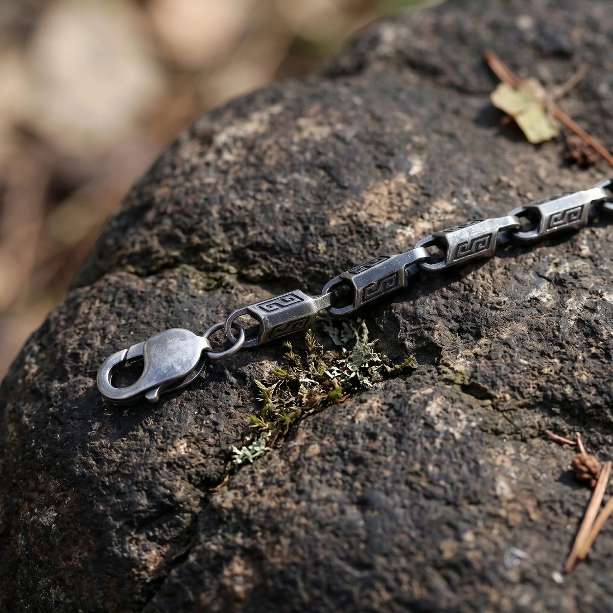 Custom 925 Sterling Silver Engraved Link Bracelet for Timeless Style and Personal Identity