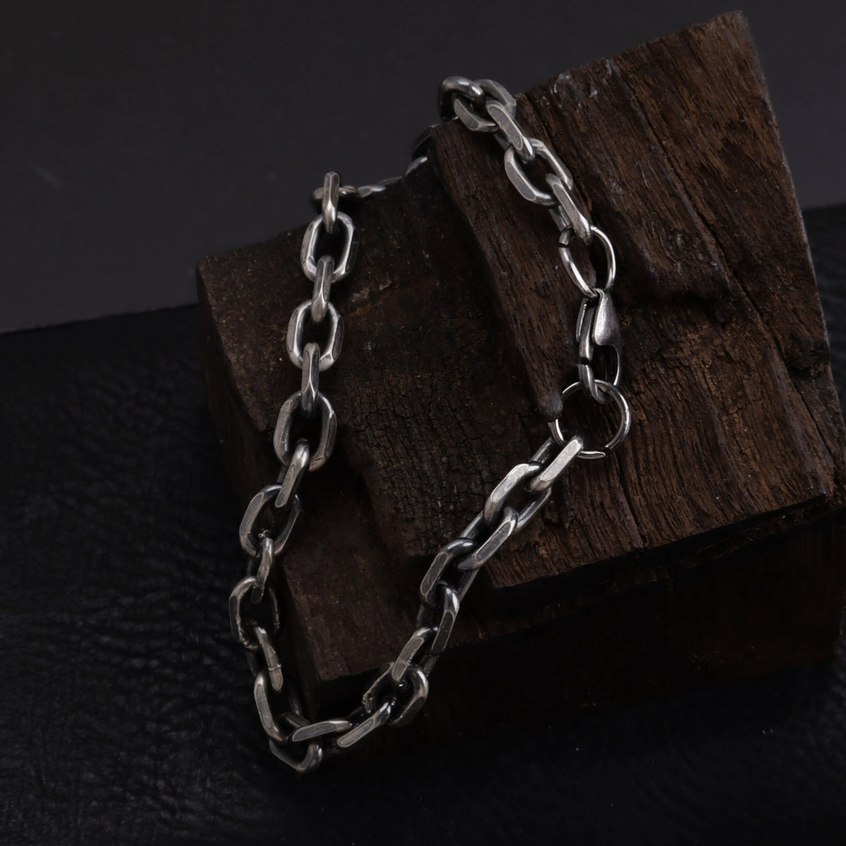 925 Sterling Silver Anchor Chain Anklet for Men & Women