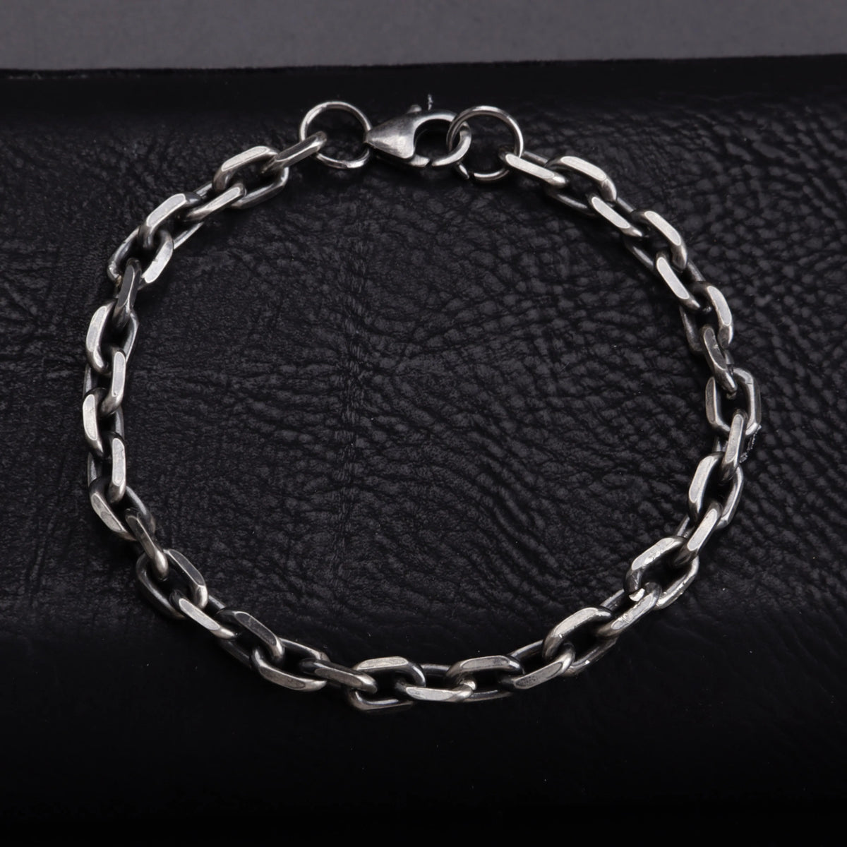 925 Sterling Silver Anchor Chain Anklet for Men & Women