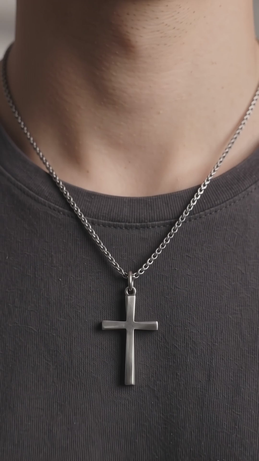 925 Sterling Silver Engravable Twisted Cross Pendant Anchored In Divine Grace