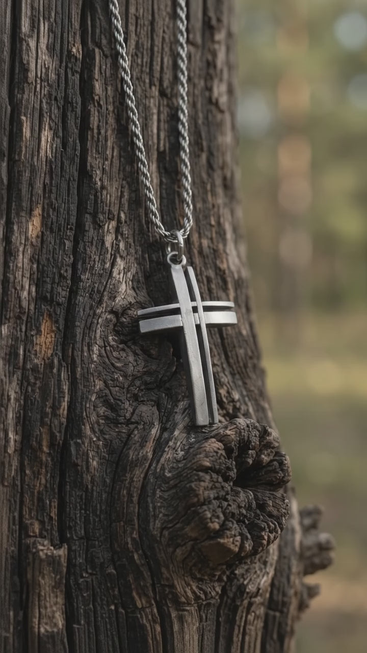 925 Sterling Silver Layered Cross Pendant Shielding Your Soul In Unshakeable Faith