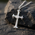 Custom 925 Sterling Silver Eye of Providence Cross Pendant for Divine Watchful Grace