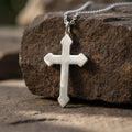 Custom Engraved 925 Sterling Silver Cross Pendant for Everlasting Devotion