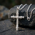 925 Sterling Silver Four Skull Cross Pendant Proclaiming Christ Victory Over Death