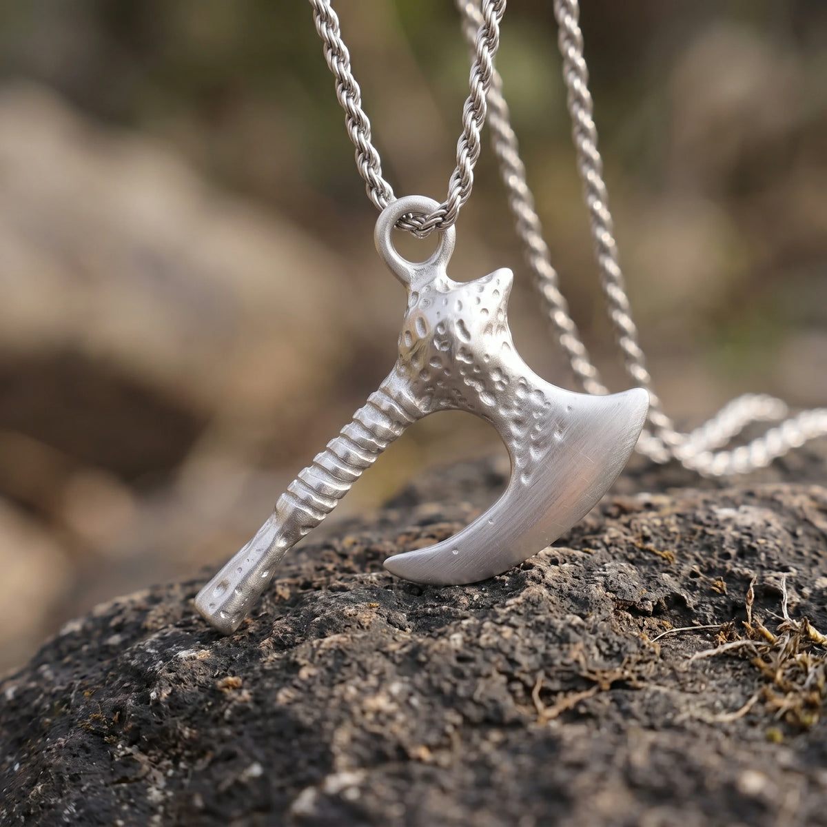 925 Sterling Silver Forged Viking Axe Pendant Delivering Rugged Edge And Fearless Power