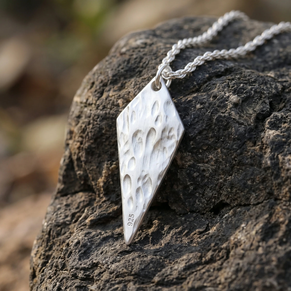 925 Sterling Silver Arrowhead Pendant for Courage and Unshakable Focus