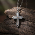 Custom 925 Sterling Silver Trinity Cross Pendant for Sacred Grace & Holy Salvation