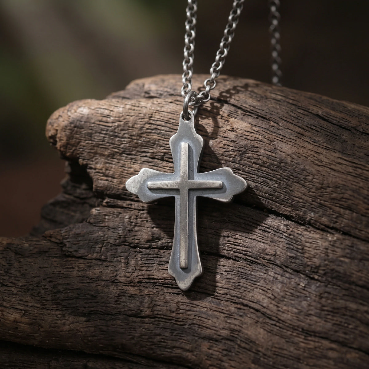 Custom 925 Sterling Silver Trinity Cross Pendant for Sacred Grace & Holy Salvation