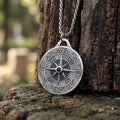 925 Sterling Silver Engravable Compass Pendant Guiding Your Journey In Timeless Style