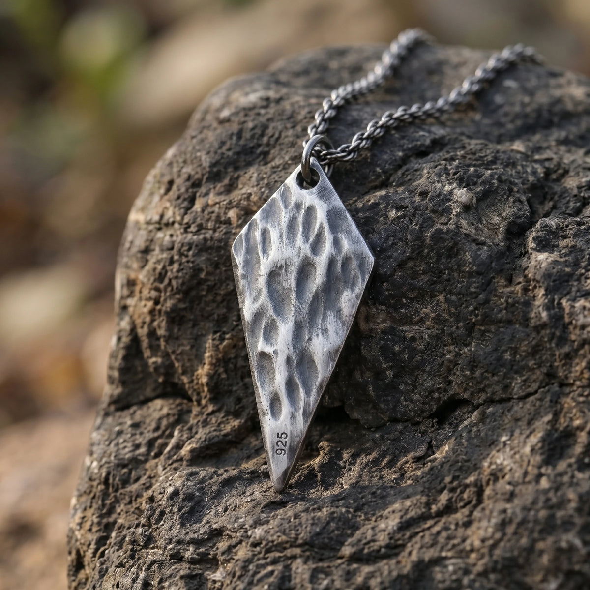 925 Sterling Silver Arrowhead Pendant for Courage and Unshakable Focus